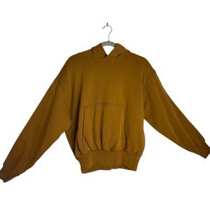 New Yzy Gap double-layered brown hoodie. Balenciaga  X Gap X Kanye West. Size Sm